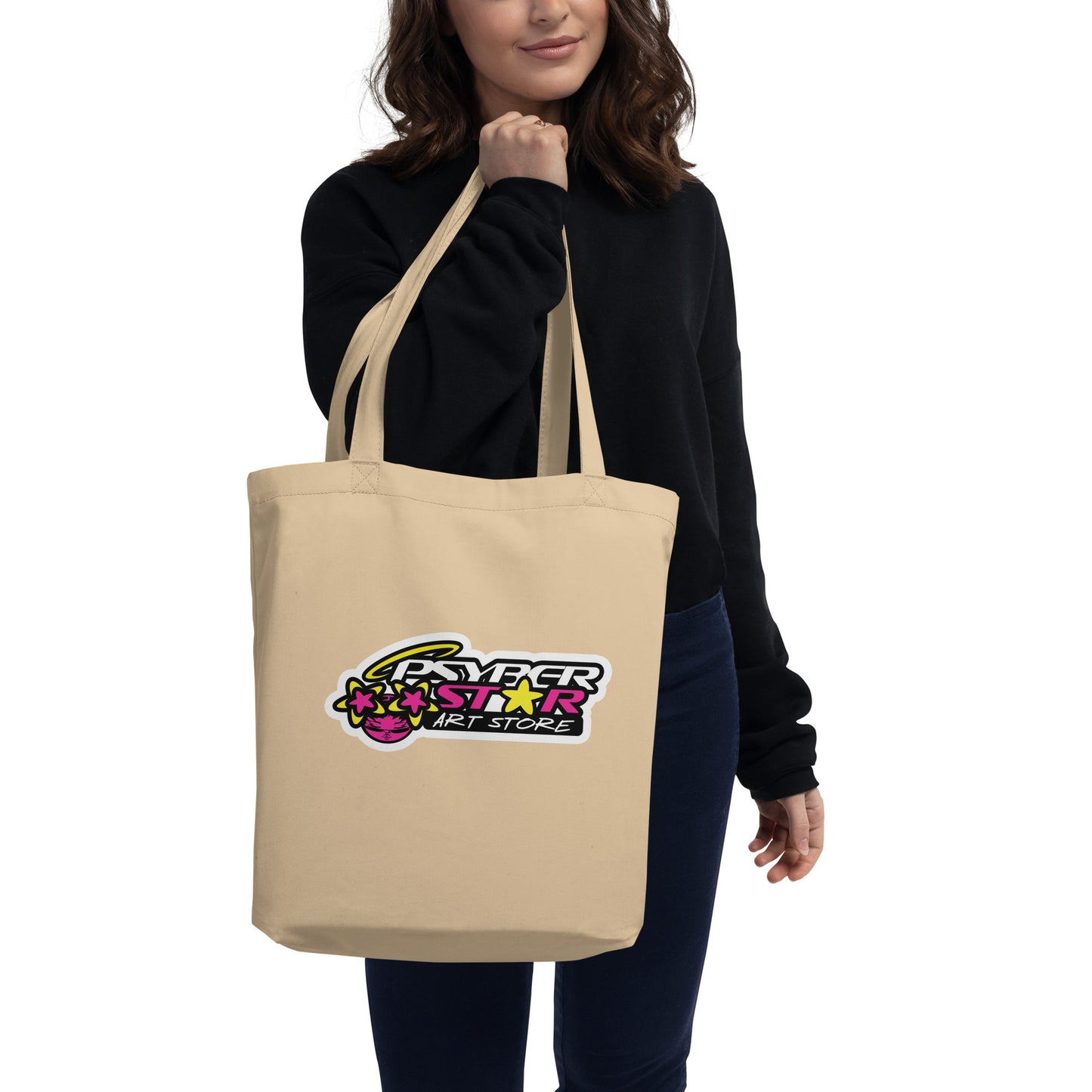 PSYBER STAR Logo Eco Tote Bag