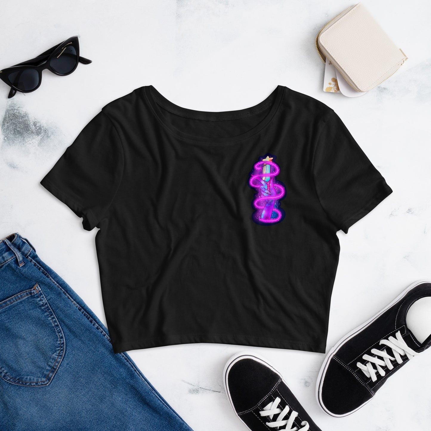 ALIEN PSYBER STAR Crop Top